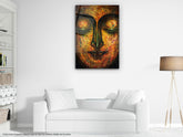 Lord Buddha V2 - Glass Wall Art